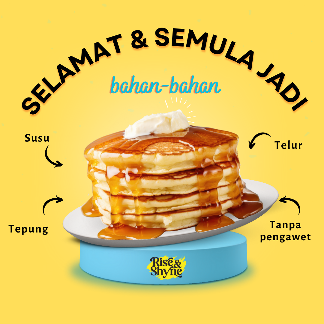 Rise & Shyne Fluffy Pancake Mix.