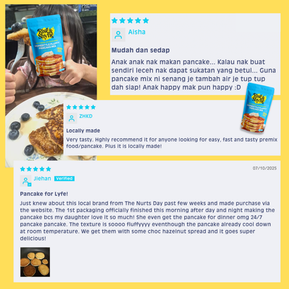 Rise & Shyne Fluffy Pancake Mix.