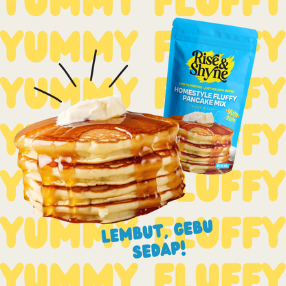 Rise & Shyne Fluffy Pancake Mix.