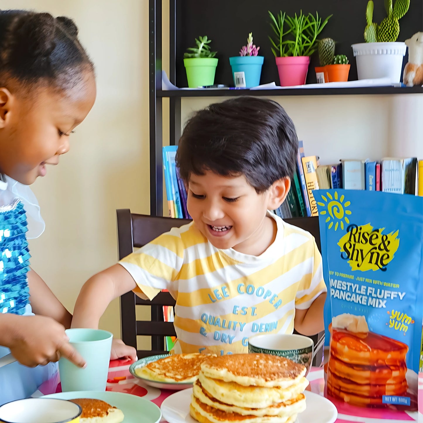 Rise & Shyne Fluffy Pancake Mix.